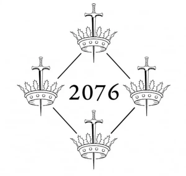 Quatuor Coronati Lodge No. 2076 crest