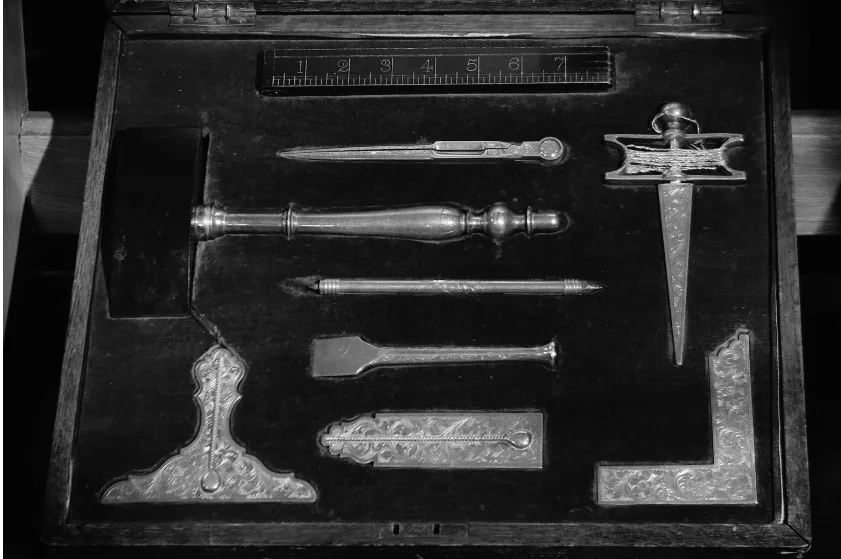 A set of Masonic working tools